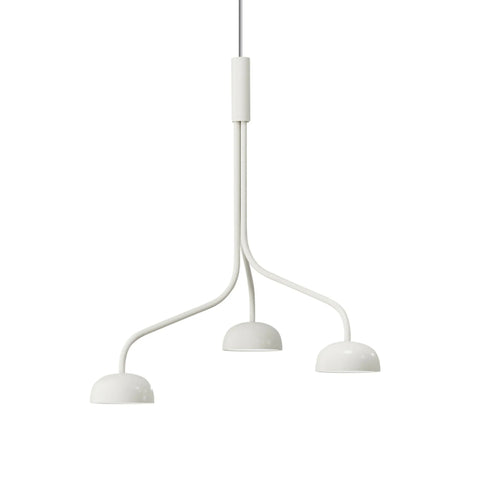 Curve Cluster Single Large Metal D150 Pendant