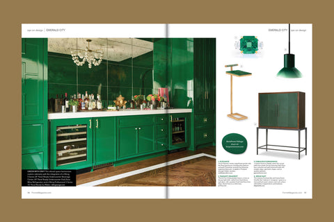 The Onda Pendant Lands in Portrait Magazine. Twice.
