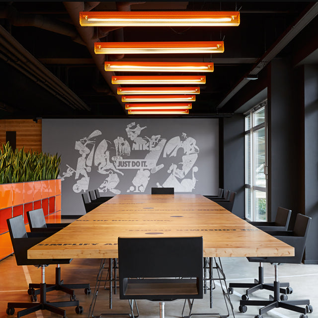 Image showcasing Grid Pendant – At Five