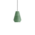 La Lava Ili Ili modular pendant lamp in green, customizable statement lighting.