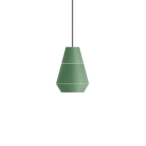 La Lava Ili Ili modular pendant lamp in green, customizable statement lighting.