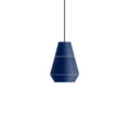 La Lava Ili Ili modular pendant lamp in navy, customizable statement lighting.