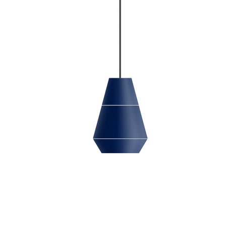 La Lava Ili Ili modular pendant lamp in navy, customizable statement lighting.