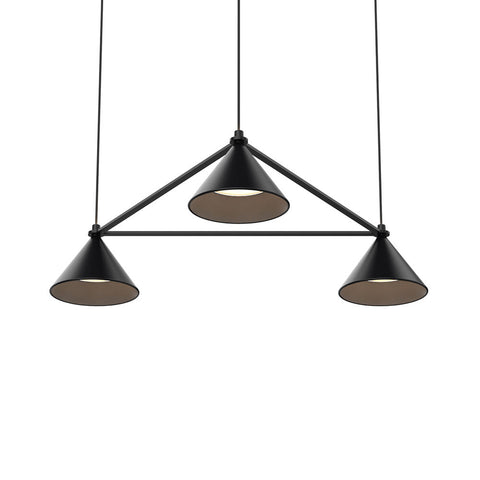 Lumo 3-Light Triangle Pendant